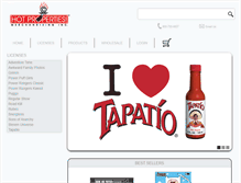 Tablet Screenshot of hotmerch.com